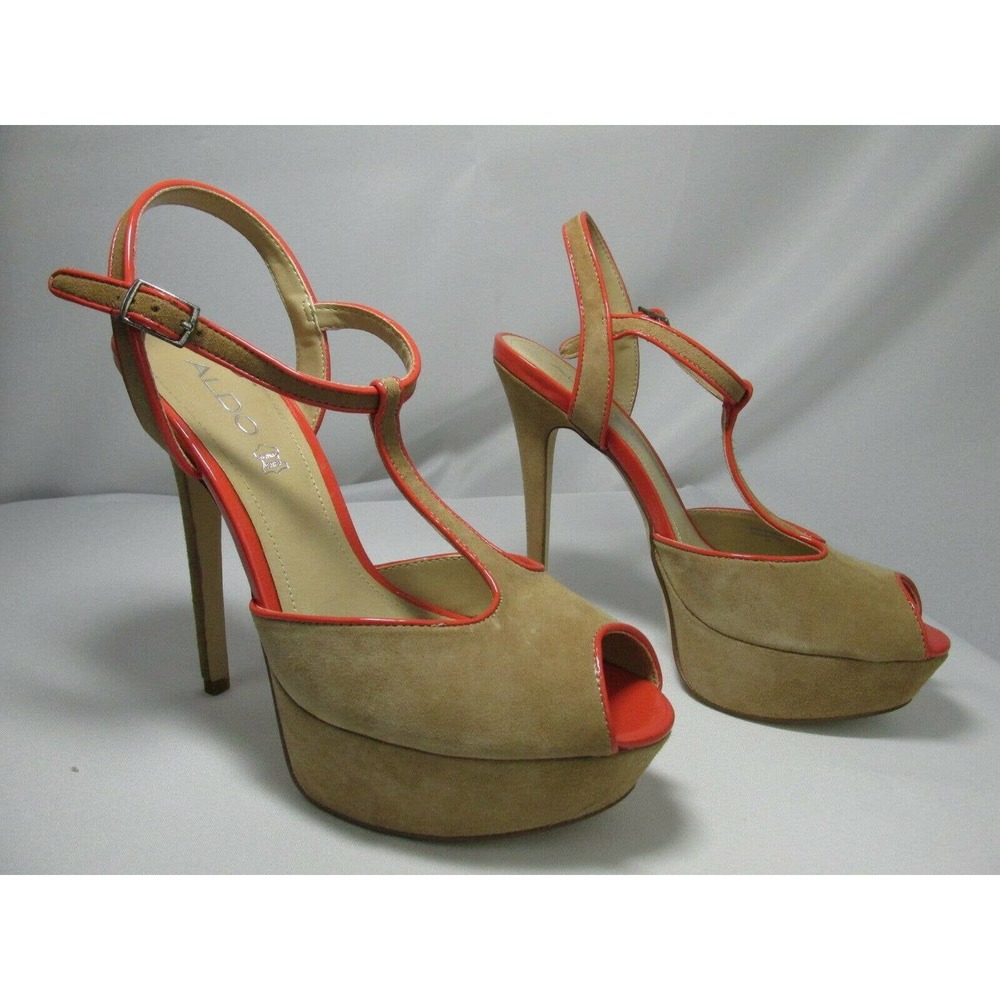 ALDO "Detamble" Peep Toe Platform Sandal - Picture 2 of 12
